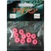 Груз ушастый для рыбалки, таблетка (эксцентрик) цвет Silvereyes Pink, 10шт в уп., вес 3г